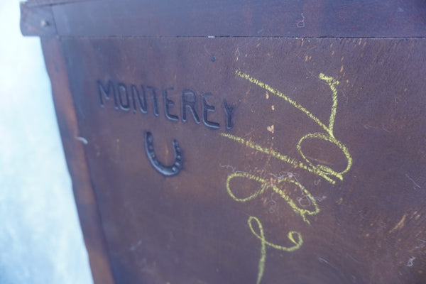 Monterey A-Frame Classic Dresser with Decoration and Crackle Finish  c 1931 F2630