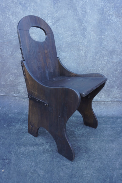 Monterey Classic Monk Chair in Old Wood Finish #3 F2647