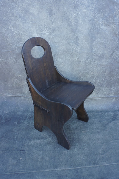 Monterey Classic Monk Chair in Old Wood Finish #3 F2647