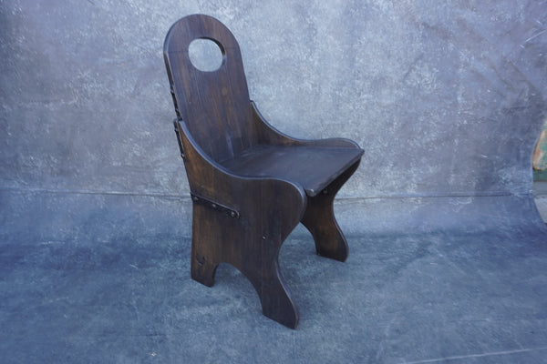 Monterey Classic Monk Chair in Old Wood Finish #3 F2647