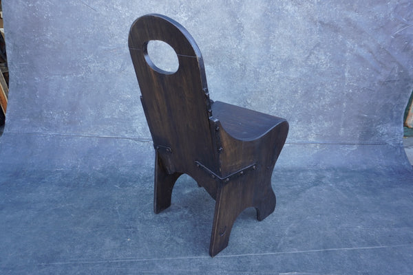 Monterey Classic Monk Chair in Old Wood Finish #3 F2647