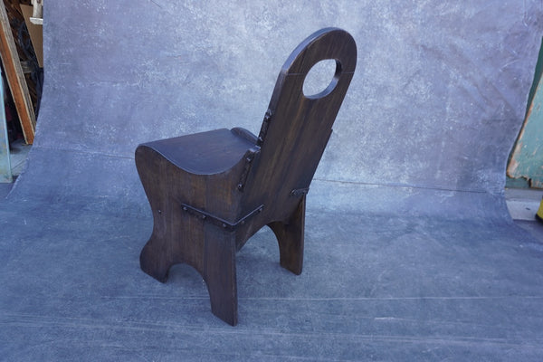 Monterey Classic Monk Chair in Old Wood Finish #3 F2647