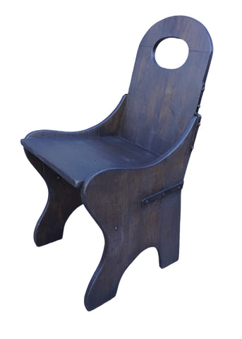 Monterey Classic Monk Chair in Old Wood Finish #3 F2647