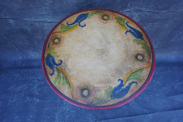 Monterey Round Floral Lamp Table F2650