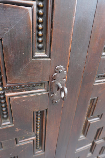 Spanish Colonial Three-Door Cabinet F2655