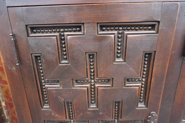Spanish Colonial Three-Door Cabinet F2655