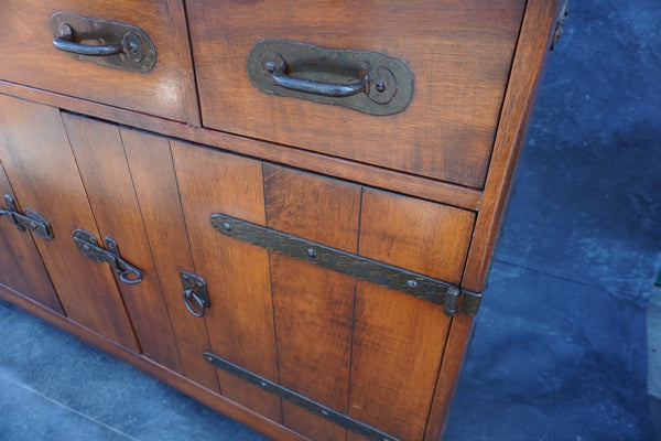 Monterey Classic Tile Top Sideboard in Smokey Maple FInish F2656