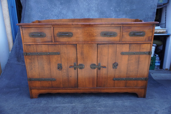 Monterey Classic Tile Top Sideboard in Smokey Maple FInish F2656