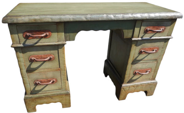 Monterey Classic Green Decorated Desk/Vanity F2663