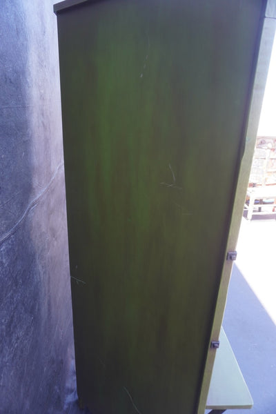Monterey Style Green Corner Hutch F2666