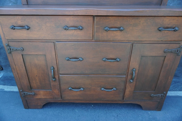 Coronado Sideboard w Backsplash circa 1935 Original Dark Smokey Maple Finish F2667