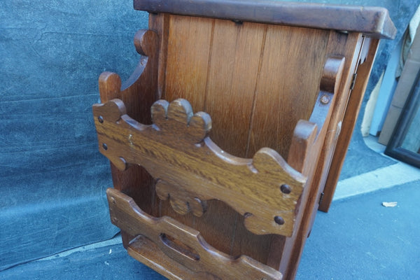 Kroehler Del Rey Multipurpose Table with Iconic End of the Road  Indian Brave Carved in Low Relief F2676