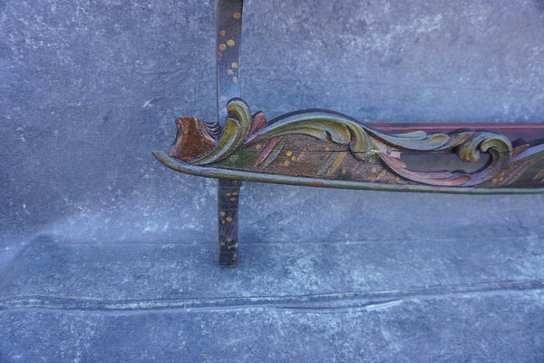 17th or 18th Century European Plate Rack - Ornamented with Horses and DogsF2678