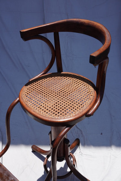Original Thonet Children's Hairdresser Swivel Chair c.1920s F2681