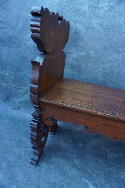 Mediterranean Gothic Bench 19th Century F2688
