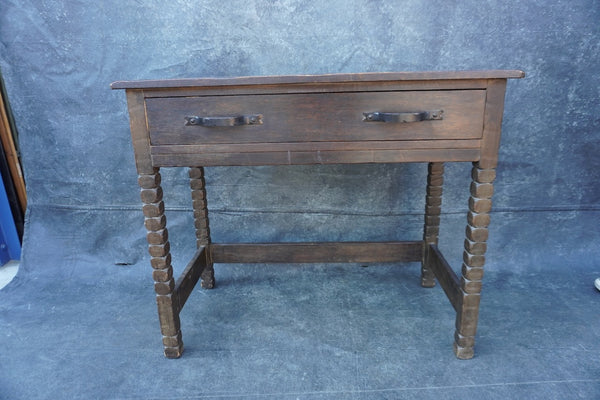 Monterey Classic Old Wood Bench/Side Table c 1931 F2689