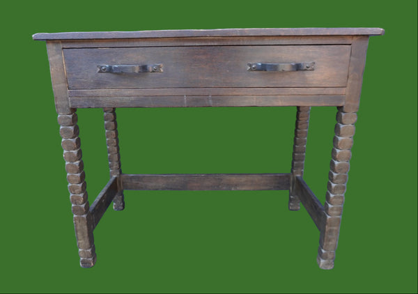Monterey Classic Old Wood Bench/Side Table c 1931 F2689