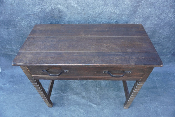 Monterey Classic Old Wood Bench/Side Table c 1931 F2689