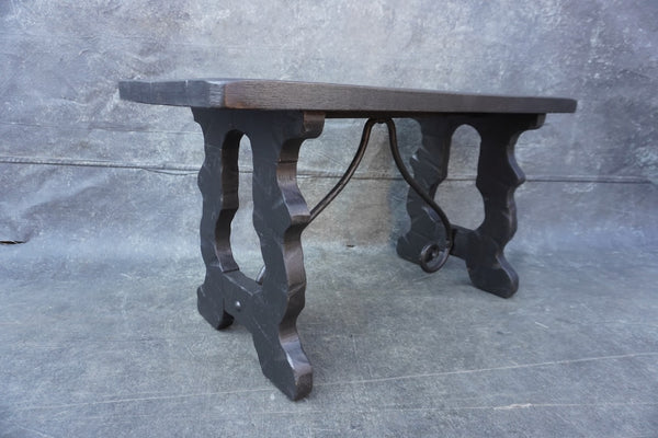 Monterey Classic Old Wood Spanish Revival Occasional Table/Bench F2690