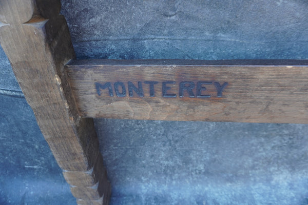 Monterey Classic Full Size Bed (w Rails & Slats) c.1931 F2692