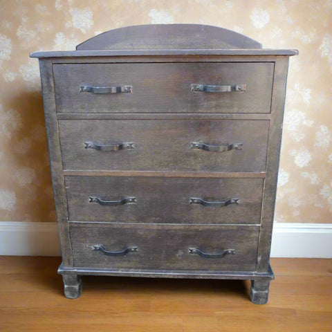 Monterey Classic Old Wood 4-Drawer Dresser c 1931 F2693