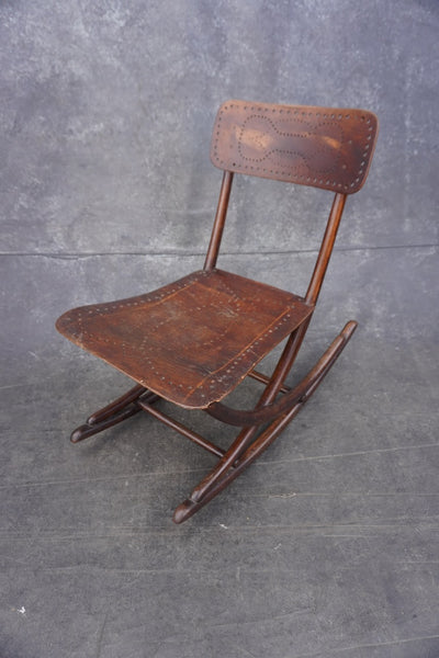 Gebrüder Thonet Perforated Rocking Chair c.1860s F2700