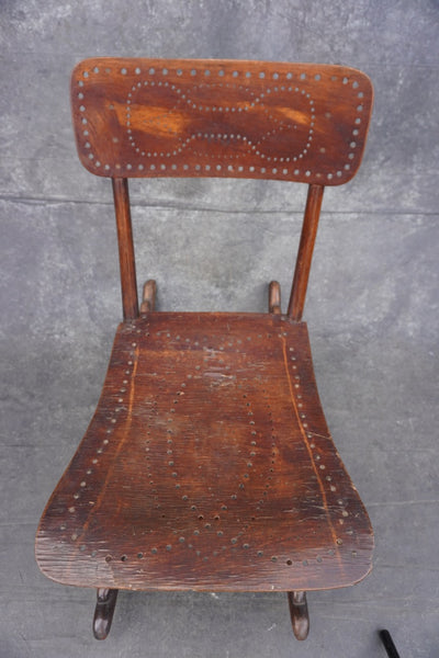 Gebrüder Thonet Perforated Rocking Chair c.1860s F2700