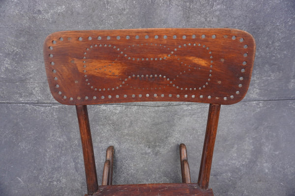 Gebrüder Thonet Perforated Rocking Chair c.1860s F2700