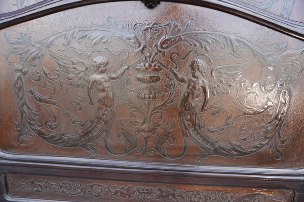 Full Size Art Nouveau Thonet-Style Bentwood Bed c1880 F2710