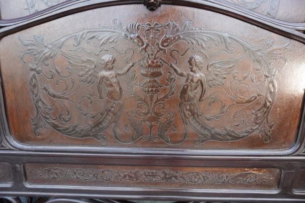 Full Size Art Nouveau Thonet-Style Bentwood Bed c1880 F2710