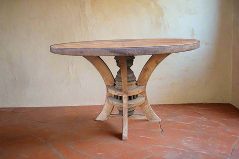 Custom-made Wagon Wheel Table F2716