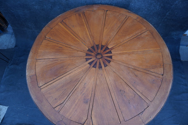 Custom-made Wagon Wheel Table F2716