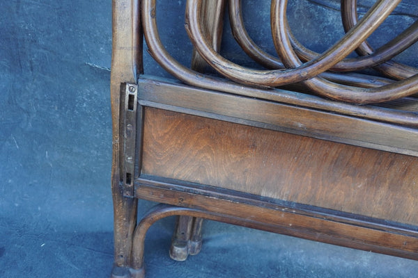 Thonet Bentwood Single Frame Bed w Original Labels F2724
