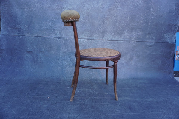 Original Thonet 1884 Bentwood Cane Seat Chair w Padded Back Rest F2725