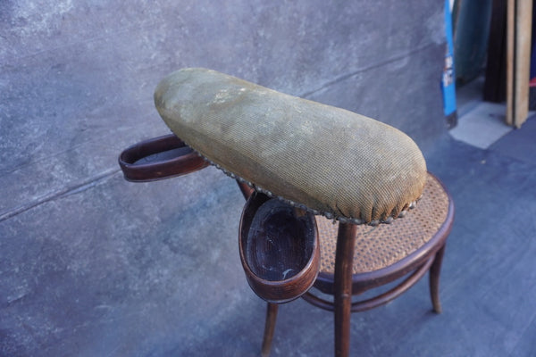 Original Thonet 1884 Bentwood Cane Seat Chair w Padded Back Rest F2725