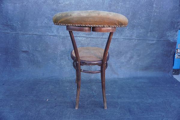 Original Thonet 1884 Bentwood Cane Seat Chair w Padded Back Rest F2725