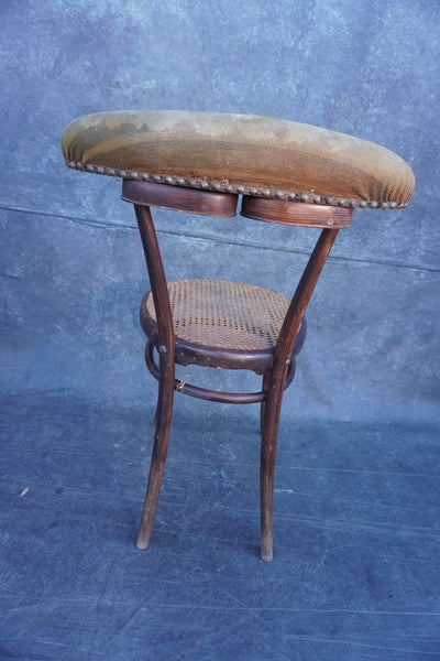 Original Thonet 1884 Bentwood Cane Seat Chair w Padded Back Rest F2725
