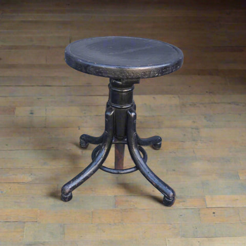 Thonet Bentwood Piano Stool in Black F2727
