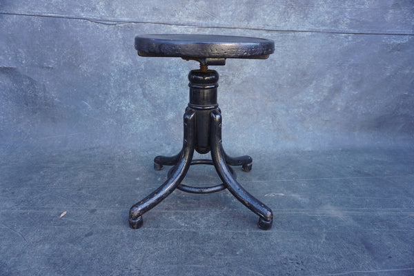 Thonet Bentwood Piano Stool in Black F2727