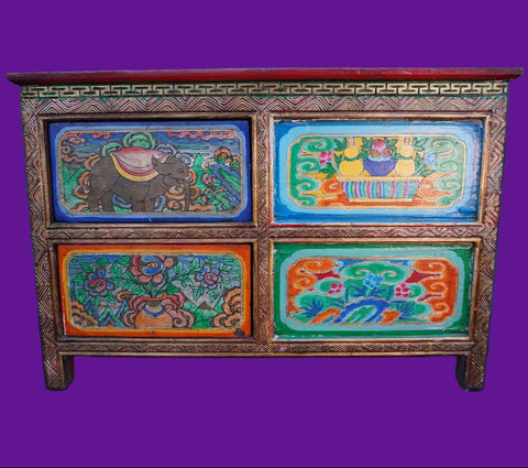 Himalayan Buddhist Portable Altar 1965-1972 F2935