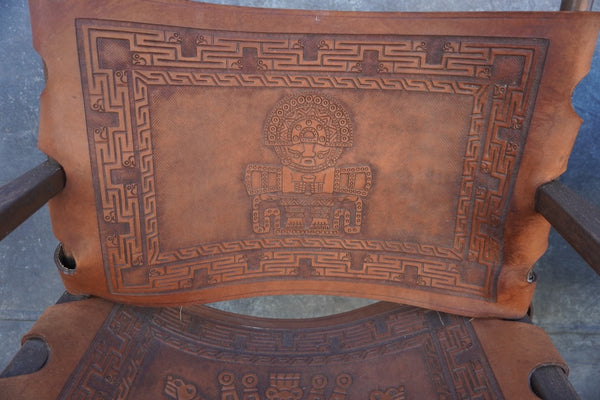 Leather Director Chairs, Set of Two F2749