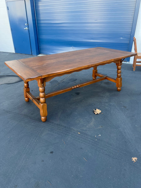 Professionally Restored Monterey Farm Table F2759