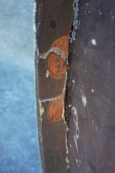 Painted Thonet Embossed Bentwood Bench F2760