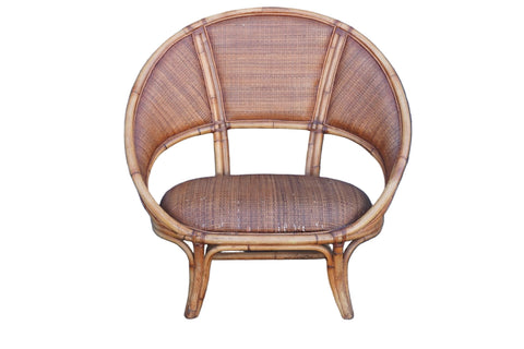 Ramon Castellano for Kalma Bamboo Rattan Loveseat F2764