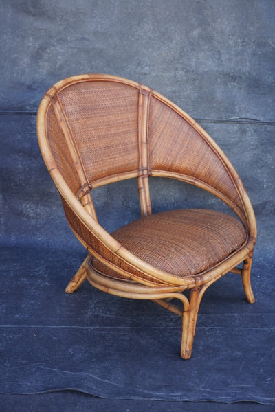 Ramon Castellano for Kalma Bamboo Rattan Loveseat F2764