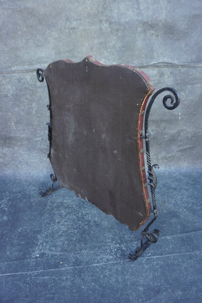 Spanish Revival Galleon Painted Screen F2768