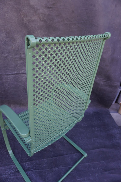 Pair of Spring Metal Lawn Chairs, c. 1930s F2780