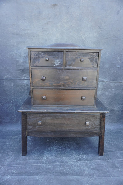 Step-Back Four Drawer Wooden Dresser F2784