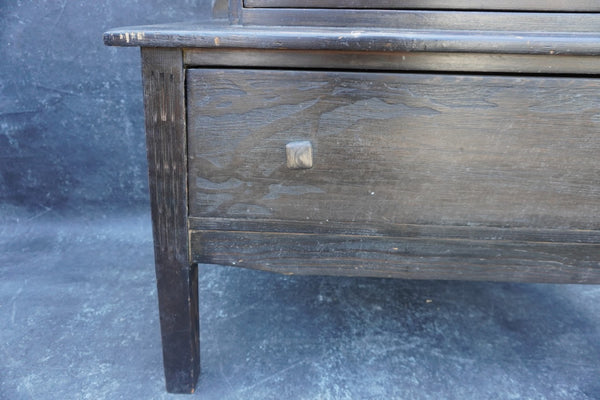 Step-Back Four Drawer Wooden Dresser F2784