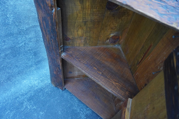 Burton Furniture Company Rustic Corner Cabinet F2788